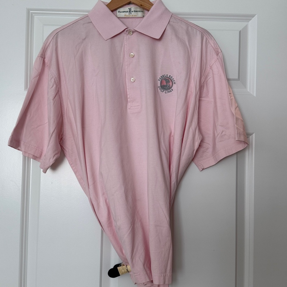Men's Pink Polo Shirt